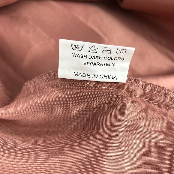 Two Sisters Dress Size 8 Blush Pink Floral Lace Overlay High-Low Sweetheart Neck - Picture 10 of 16